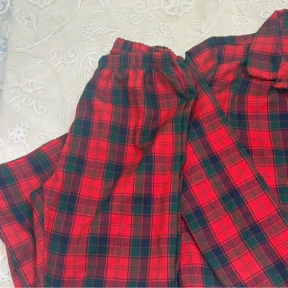 The Children's Place Red and Black Check Pajama Set